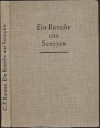 Ein Bursche aus Savoyen