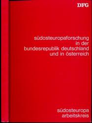 Südosteuropaforschung in der Bundesrepublik Deutschland und in Österreich