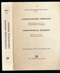 Klimatologische Forschung. Climatological Research