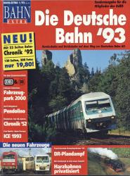 Bahn-Extra Heft 1/93: Die Deutsche Bahn '93. Bundesbahn und Reichsbahn auf dem Weg zur Deutschen Bahn AG