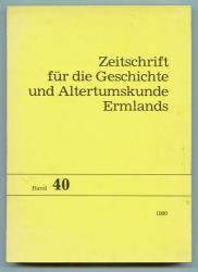 Zeitschrift für die Geschichte und Altertumskunde Ermlands. hier: Band 40 / 1980