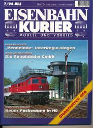 Eisenbahn-Kurier. Modell und Vorbild. hier: Heft 7/94 (Juli 1994)
