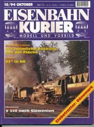 Eisenbahn-Kurier. Modell und Vorbild. hier: Heft 10/94 (Oktober 1994)