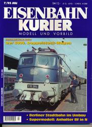 Eisenbahn-Kurier. Modell und Vorbild. hier: Heft 7/95 (Juli 1995)