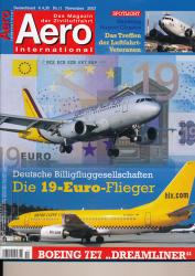 AERO International. Das Magazin der Zivilluftfahrt. hier: Heft 11 (November 2003)