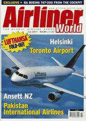 Airliner World The Global Airline Scene. here: Magazine July 2001