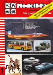 Modell-Fan. internationales magazin für plastic-modellbau. hier: Heft 7/1985