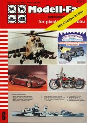 Modell-Fan. internationales magazin für plastic-modellbau. hier: Heft 6/1985