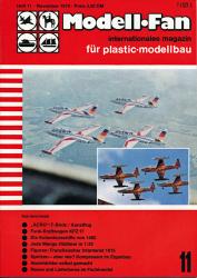 Modell-Fan. internationales magazin für plastic-modellbau. hier: Heft 11/1975