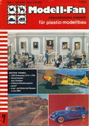 Modell-Fan. internationales magazin für plastic-modellbau. hier: Heft 7/1976