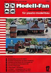 Modell-Fan. internationales magazin für plastic-modellbau. hier: Heft 12/1975