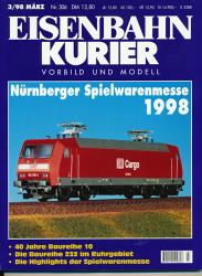 Eisenbahn-Kurier. Modell und Vorbild. hier: Heft Nr. 306 (März 1998)