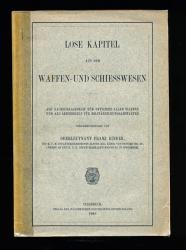 Lose Kapitel aus dem Waffen- und Schießwesen