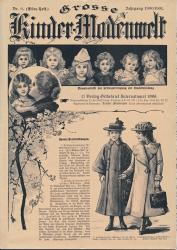 Kinder-Modenwelt. Monatsschrift zur Selbstanfertigung der Kinderkleidung. hier: Heft Nr. 6 / Jahrgang 1900/1901 (März-Heft) (Reprint)
