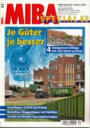 MIBA Spezial Heft 63: Je Güter je besser. 4 Anlagenvorschläge mit viel Güterverkehr