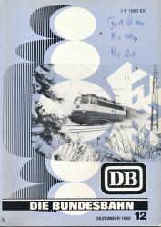 Die Bundesbahn. Zeitschrift. Heft 12 / Dezember 1980 / 56. Jahrgang