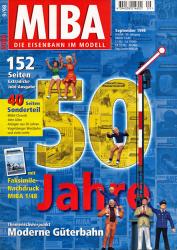 MIBA. Die Eisenbahn im Modell Heft 9/98: 50 Jahre MIBA