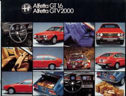 Alfa Romeo Alfetta GT 1.6 / Alfetta GTV 2000 (Verkaufsprospekt)