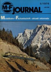 M+F Journal. Modellbahn-Fachzeitschrift Heft 3/1976