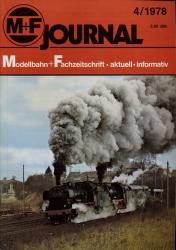 M+F Journal. Modellbahn-Fachzeitschrift Heft 4/1978