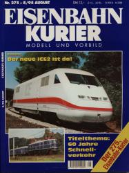 Eisenbahn-Kurier Heft Nr. 275 (8/1995 August)