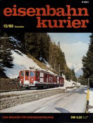 Eisenbahn-Kurier Heft Nr. 12/80 (Dezember 1980)
