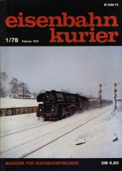 Eisenbahn-Kurier Heft Nr. 1/78 (Januar 1978)