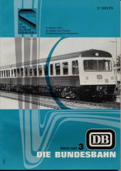 Die Bundesbahn. Zeitschrift. Heft 3 / März 1985 / 61. Jahrgang: 30 Seiten zum Thema Schienenpersonennahverkehr