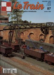 Le Train (supplément: autos miniatures) no. 87 (Juillet 1995)