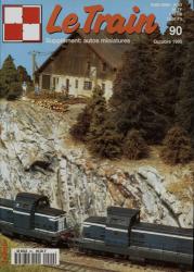 Le Train (supplément: autos miniatures) no. 90 (Octobre 1995)