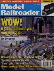 Model Railroader Magazine, June 2003: Wow! A $3.5 million layout you can visit