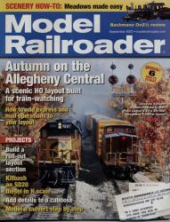 Model Railroader Magazine, September 2007: Autumn on the Allegheny Central. A scenic H0 layout built for train-watching
