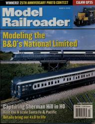 Model Railroader Magazine, March 2002: Modeling the B&O's National Limited