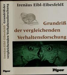 Grundriß der vergleichen Verhaltensforschung. Ethologie