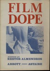 Film Dope No. 1 (December 1972): Interview with Nestor Almendros. Abbott - Astaire