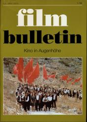 Film Bulletin. Kino in Augenhöhe Heft 1/88 (1988)