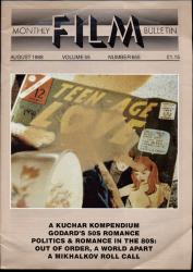 Monthly Film Bulletin No. 655 / August 1988 (vol. 55)