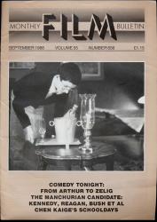 Monthly Film Bulletin No. 656 / September 1988 (vol. 55)