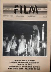Monthly Film Bulletin No. 657 / October 1988 (vol. 55)