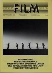 Monthly Film Bulletin No. 644 / September 1987 (vol. 54)