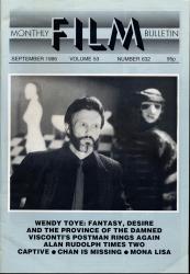 Monthly Film Bulletin No. 632 / September 1986 (vol. 53)