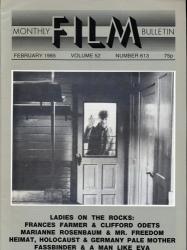 Monthly Film Bulletin No. 613 / February 1985 (vol. 52)