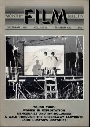 Monthly Film Bulletin No. 623 / December 1985 (vol. 52)