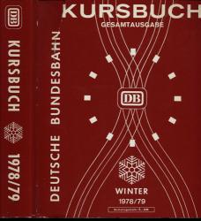 Kursbuch Deutsche Bundesbahn Winter 1978/79. Gesamtausgabe