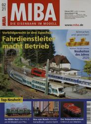 MIBA. Die Eisenbahn im Modell Heft 2/2021: Fahrdienstleiter macht Betrieb. Vorbildgerecht in drei Epochen