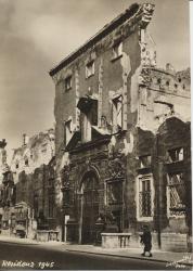 Ansichtspostkarte München 1945: Residenz 1945 (Original)