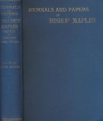 Journals and Papers of Bishop Maples, late bishop of Likoma, lake Nyasa, Africa