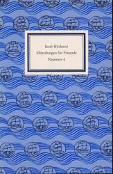 Insel-Bücherei. Mitteilungen für Freunde Nr. 6