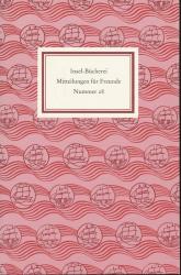 Insel-Bücherei. Mitteilungen für Freunde Nr. 28