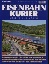 Eisenbahn-Kurier. Modell und Vorbild. hier: Heft Nr. 490 (7/2013 Juli)